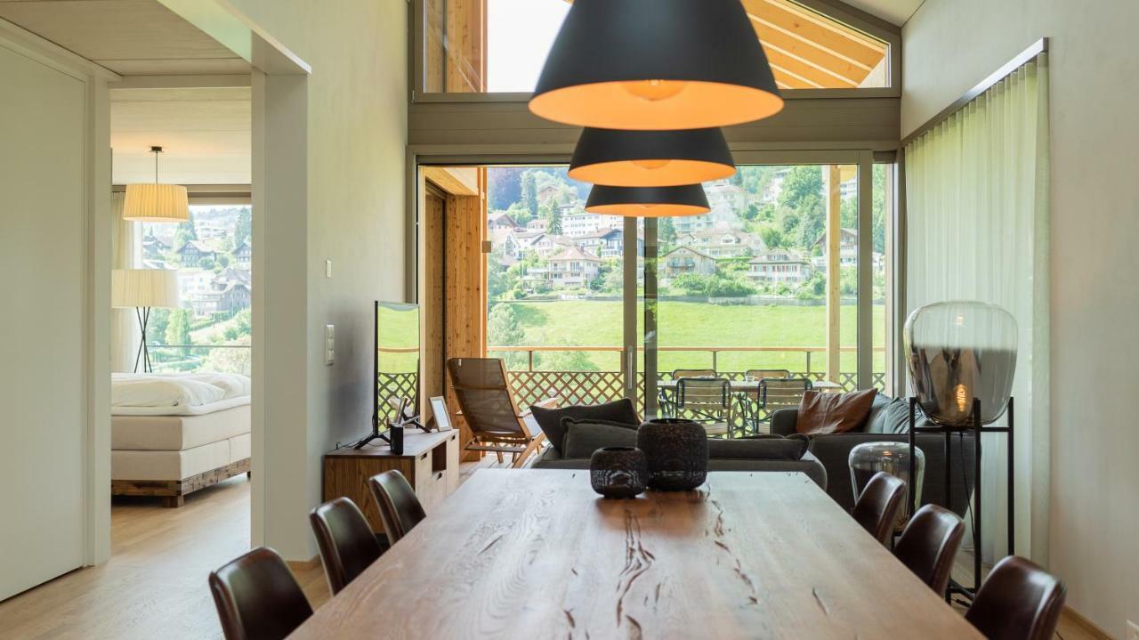 Seaside-Lodge, Top Apartment Spiez Esterno foto